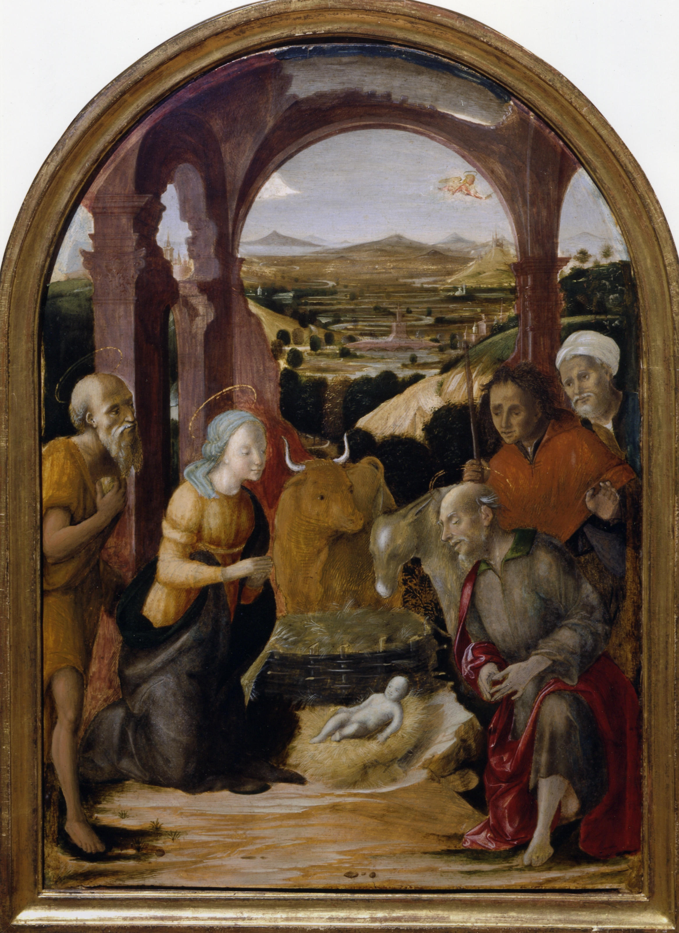 The Nativity with Saint Jerome